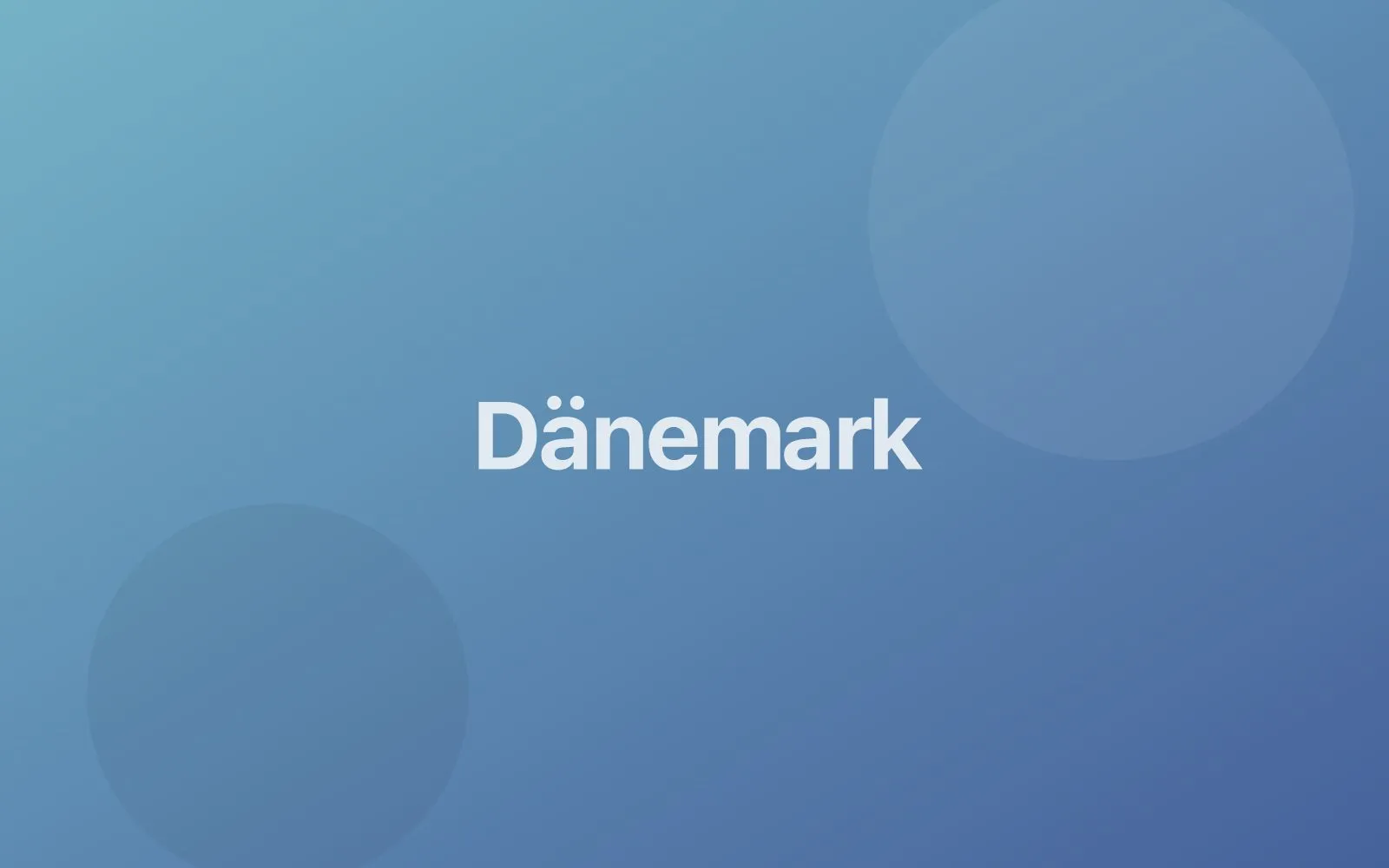 Mit dem Wohnmobil nach Dänemark
